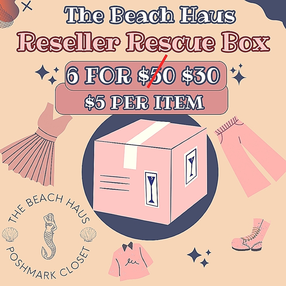 Mystery Bundle Reseller Rescue Box 6 Items for $30 Mystery Box Various Sizes